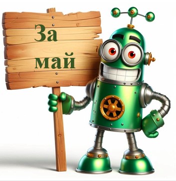 За месец май