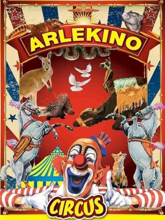 Плакат на Цирк Арлекино