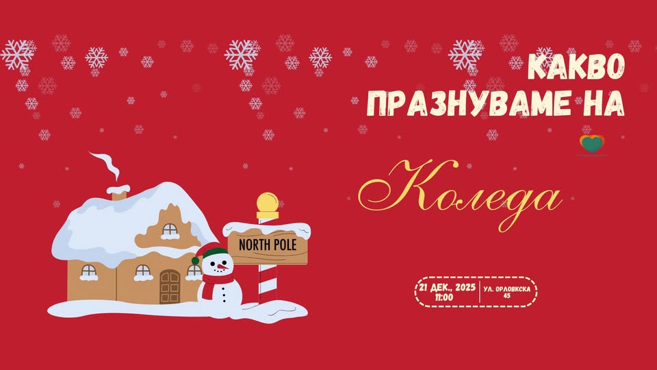 Плакат ''Какво празнуваме на Коледа?''