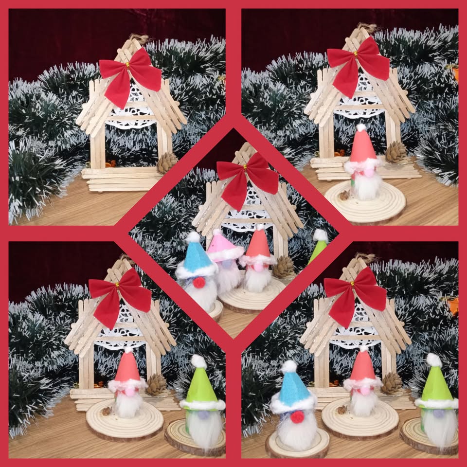 Снимка с модели за коледна работилница