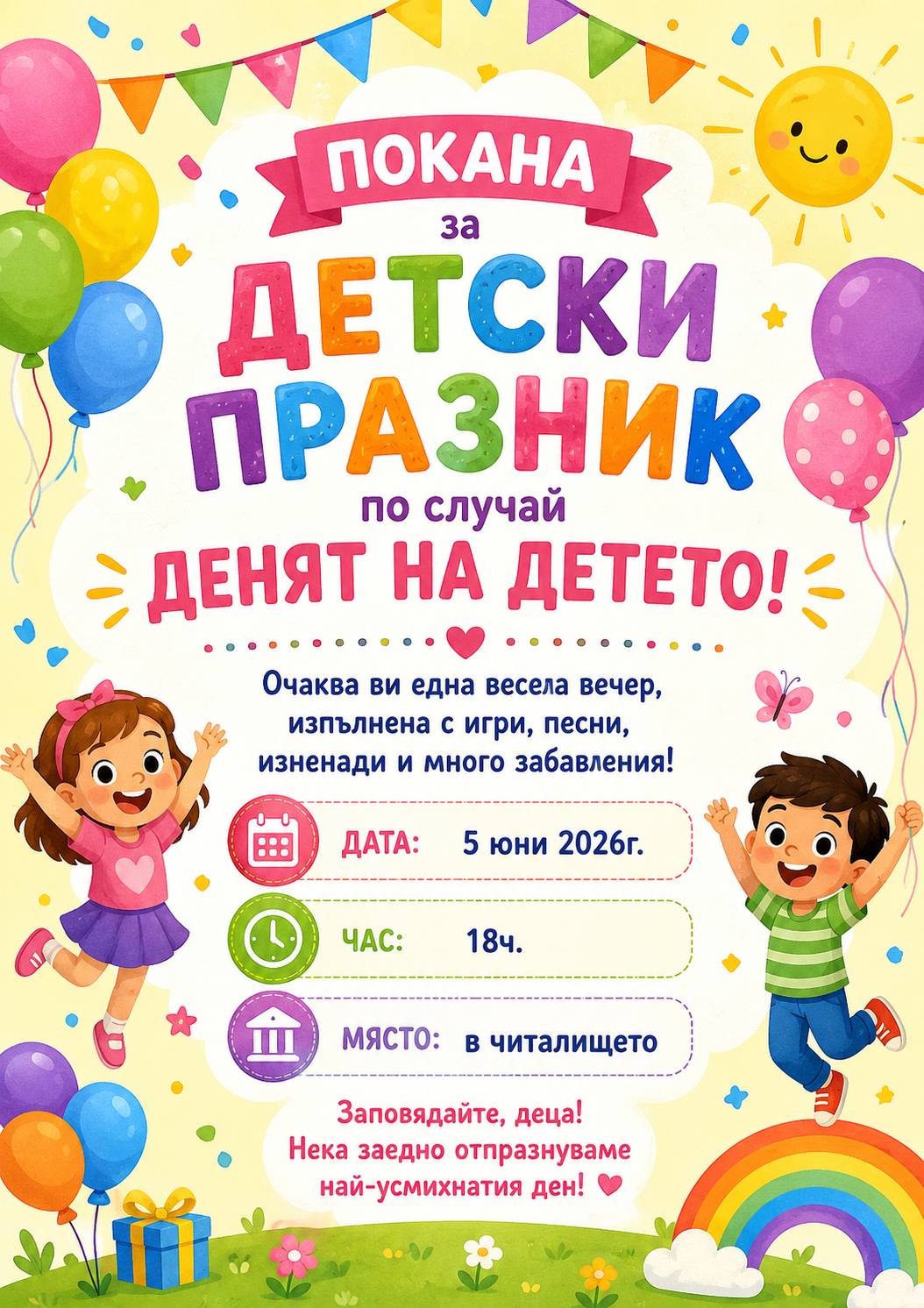 Празник за децата в с. Новаковци