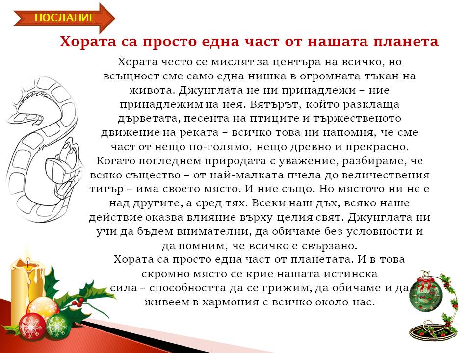 Презентация ''Скрити послания в Книга за Джунглата'' - слайд 3